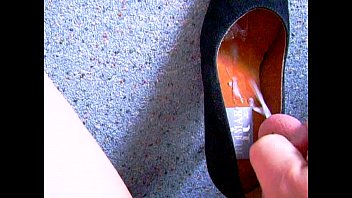 her smelling shoes caught Wife enjoys when husband is watching her fuck