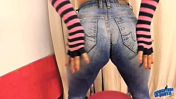 big bulge jeans wank the Webcam teeny fucks herself properly