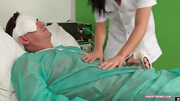 nurse patient6 helps dani African saggy mature