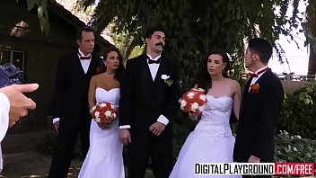 vintage wedding cuckold Slutty amateur gets sucking deep on dick in front of her friends