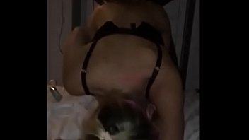 front in of party fucked at everyone frat Asian stimulates her pussy with a meaty toy