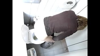 masturbation restroom hidden camera Asian bitch eating hot cum